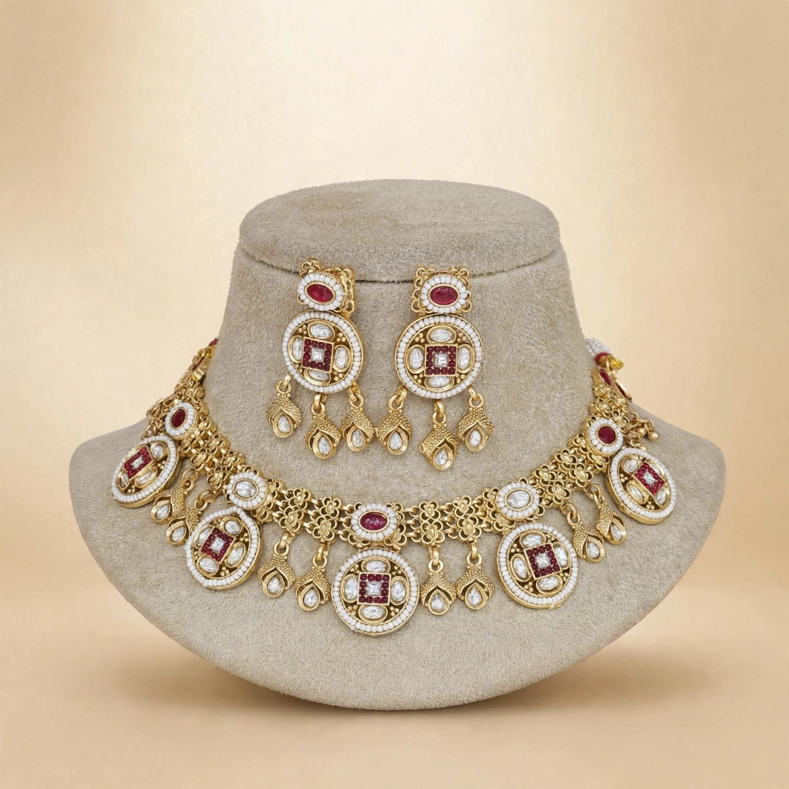 Heritage Kundan Necklace Set